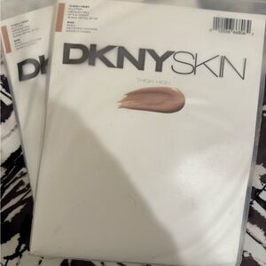 Nwt dkny thigh highs. Color flutter.  Medium/tall. 1 lot of 2.